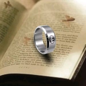 BatmanStainless Steel Titanium Band Ring Men